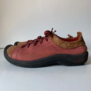 Keen Shoes, Red/ Yellow leather